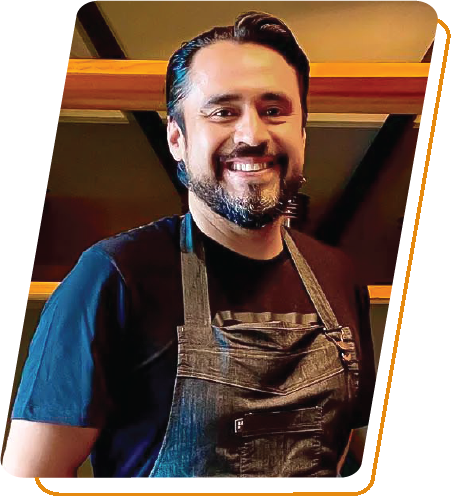 fotografía del chef Sergio Camacho